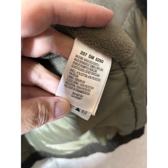 Columbia Coat Large Brown Fleece Lined Full Zip Insulated Snow Ski Vintage - Picture 6 of 9